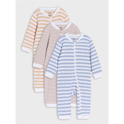 Sinsay - Pajacyki 3 pack - biały ze sklepu Sinsay w kategorii Śpiochy - zdjęcie 185493887