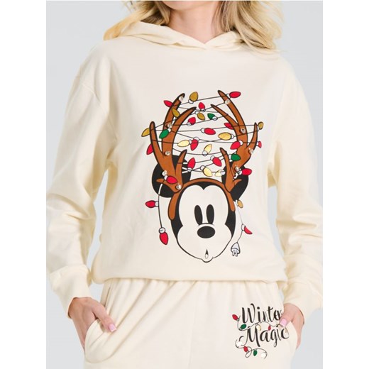 Sinsay - Bluza Myszka Miki - kremowy ze sklepu Sinsay w kategorii Bluzy damskie - zdjęcie 185494035