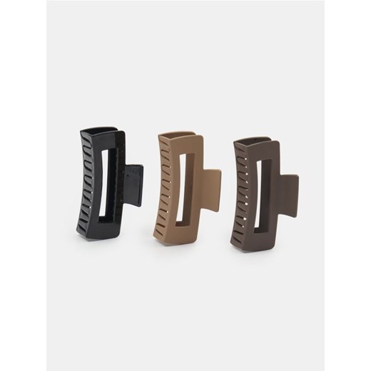 Sinsay - Klamra do włosów 3 pack - wielobarwny ze sklepu Sinsay w kategorii Spinki - zdjęcie 185494126