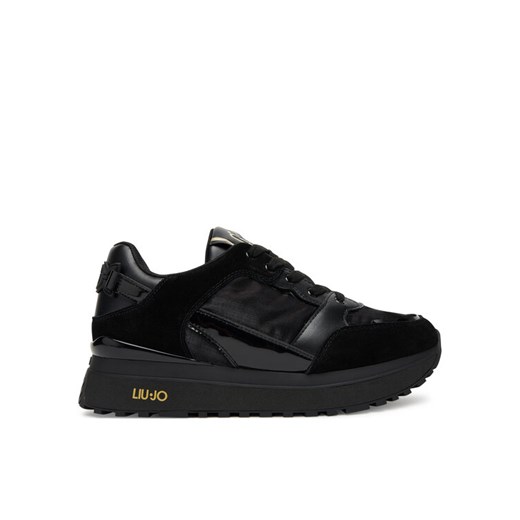 Sneakersy Liu Jo Maxi Wonder 91 BF5005 PX522 Czarny ze sklepu eobuwie.pl w kategorii Buty sportowe damskie - zdjęcie 185494317