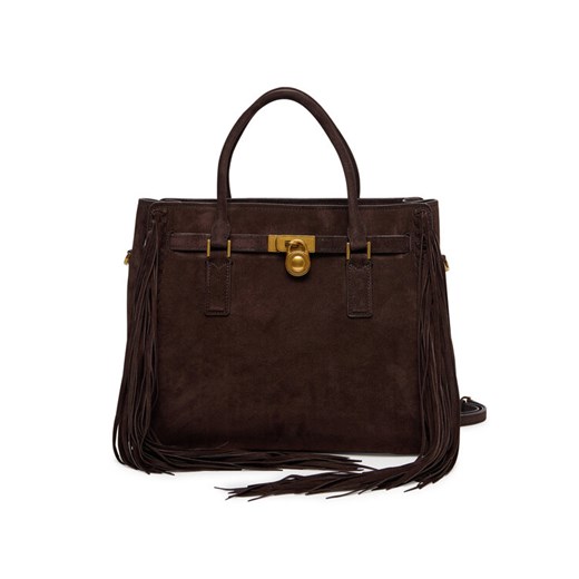 MICHAEL Michael Kors Torebka Hamilton Moderne 30F5ANXS3S Brązowy ze sklepu MODIVO w kategorii Torebki damskie - zdjęcie 185494856