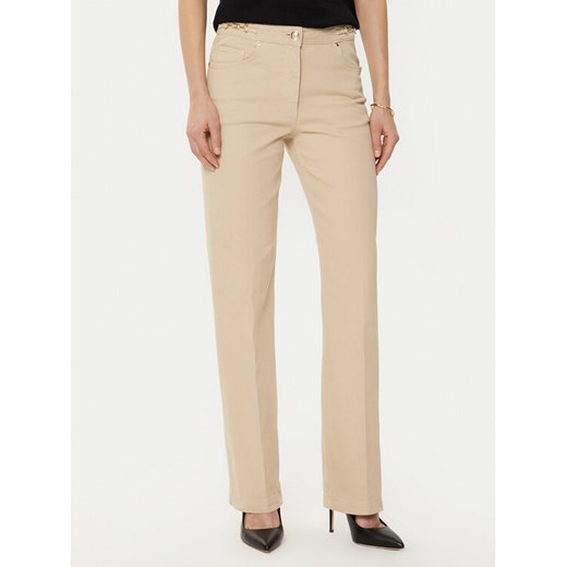 Marciano Guess Spodnie materiałowe 4BGA02 7173A Beżowy Regular Fit ze sklepu MODIVO w kategorii Spodnie damskie - zdjęcie 185494899