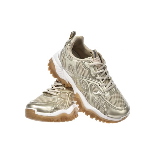 Sneakersy damskie półbuty Big Star SS274014 beżowe ze sklepu butyolivier w kategorii Półbuty damskie - zdjęcie 185496308
