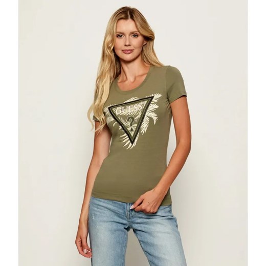 GUESS T-shirt | Slim Fit ze sklepu Gomez Fashion Store w kategorii Bluzki damskie - zdjęcie 185496997