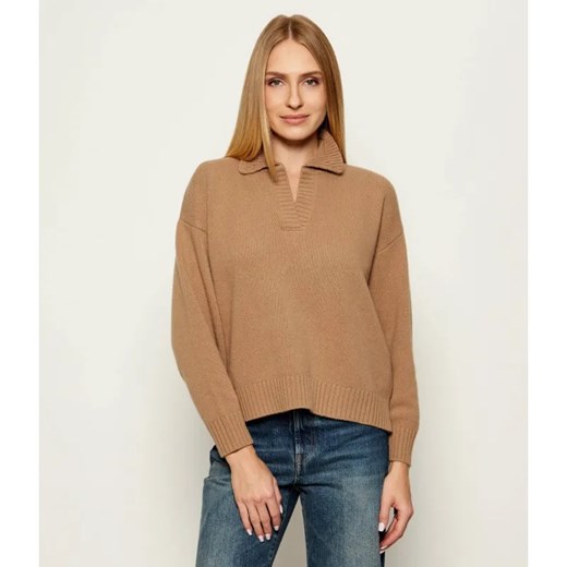 Weekend MaxMara Wełniany sweter AGRE | Relaxed fit ze sklepu Gomez Fashion Store w kategorii Swetry damskie - zdjęcie 185497009
