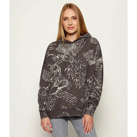 Desigual Bluza LETTERS MICKEY | Desigual x Disney | Relaxed fit ze sklepu Gomez Fashion Store w kategorii Bluzy damskie - zdjęcie 185497055