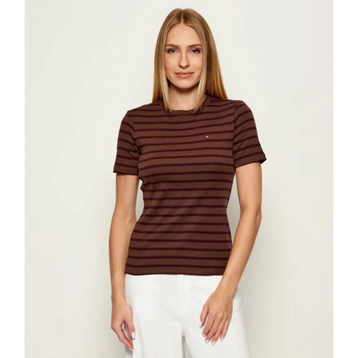 Tommy Hilfiger T-shirt | Slim Fit ze sklepu Gomez Fashion Store w kategorii Bluzki damskie - zdjęcie 185497109