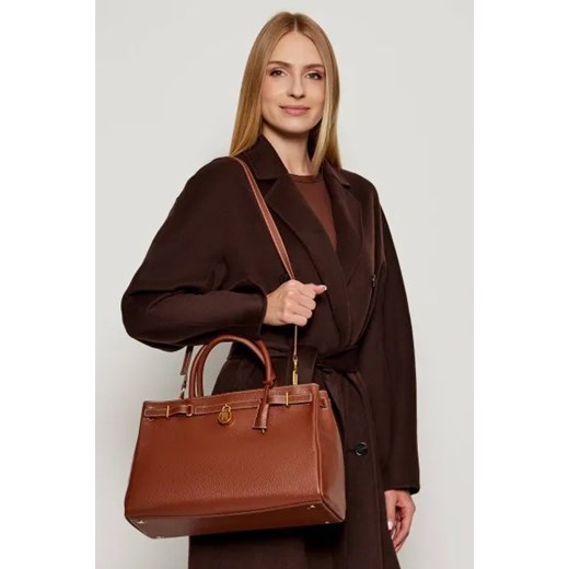 Tommy Hilfiger Skórzana shopperka AMERICAN ICON Tommy Hilfiger OS Gomez Fashion Store