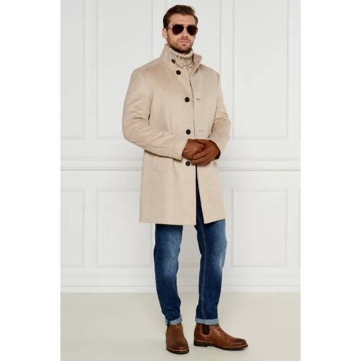 Joop! Wełniany płaszcz 17 JC-21Maron | z dodatkiem kaszmiru Joop! 52 Gomez Fashion Store