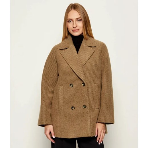 MM Płaszcz OBLIQUA | z dodatkiem wełny ze sklepu Gomez Fashion Store w kategorii Płaszcze damskie - zdjęcie 185498595