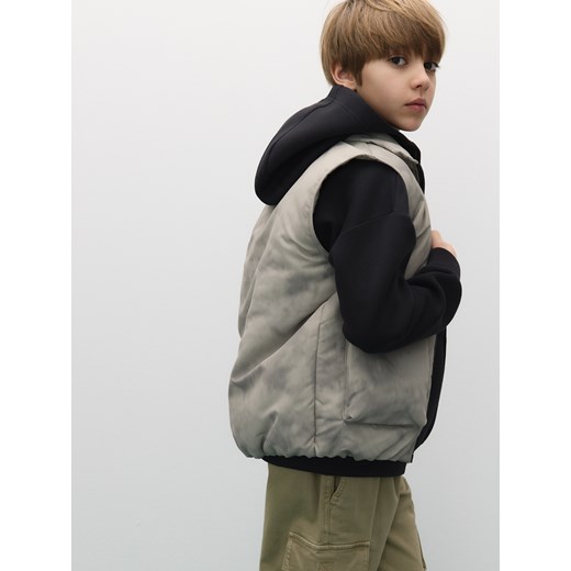 Reserved - Kamizelka z kieszeniami - kremowy ze sklepu Reserved w kategorii Kamizelki męskie - zdjęcie 185499989