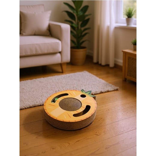 Sinsay - Drapak dla kota z piłeczką i dzwoneczkiem - żółty Sinsay One Size promocja Sinsay