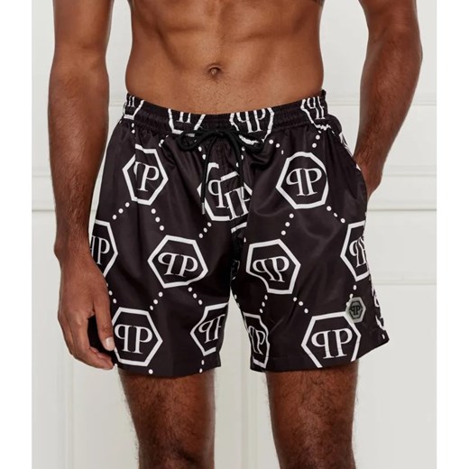 Philipp Plein Szorty kąpielowe Boxer | Regular Fit XXL okazyjna cena Gomez Fashion Store