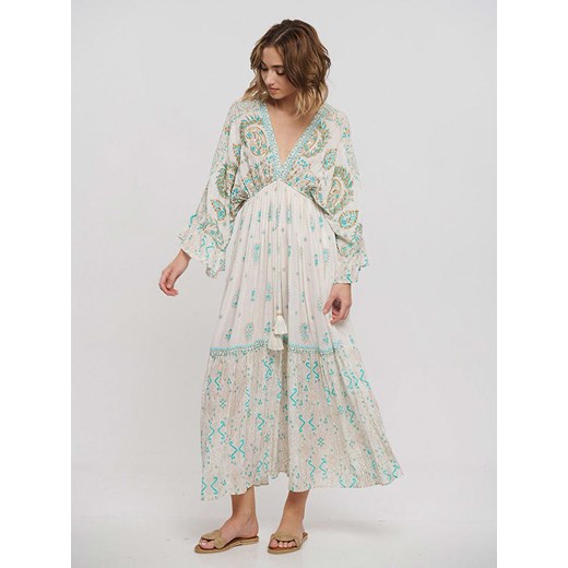 BLE Sukienka w kolorze turkusowo-kremowym ze sklepu Limango Polska w kategorii Sukienki - zdjęcie 185502748