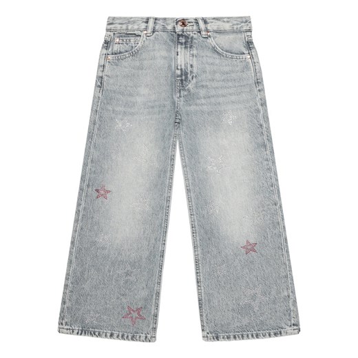 Guess Kids Jeansy J5YA00 D5NJ0 Szary Regular Fit ze sklepu MODIVO w kategorii Spodnie dziewczęce - zdjęcie 185503389