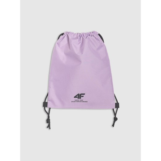 Dziecięcy plecak-worek 4F 4FJWMM00AGYMU157 - fioletowy - id: 325825 - marki 4f Junior - 185504589 Dziecięcy plecak-worek 4F 4FJWMM00AGYMU157 - fioletowy ze sklepu Sportstylestory.com w kategorii Plecaki dla dzieci - zdjęcie 185504589