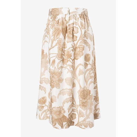 More &amp; More Spódnica w kolorze biało-beżowym More & More 36 promocyjna cena Limango Polska