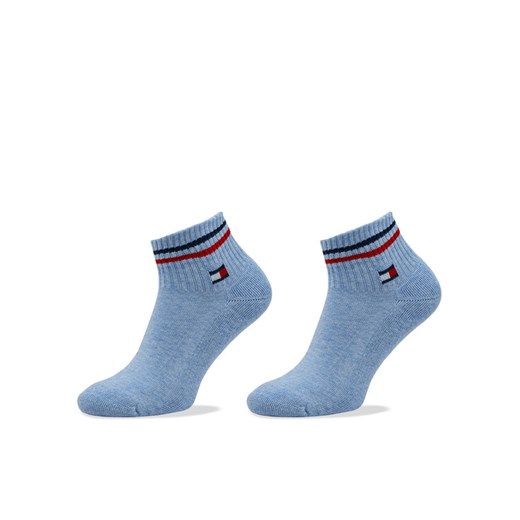 Zestaw 2 par niskich skarpet unisex Tommy Hilfiger 701228177 Niebieski ze sklepu eobuwie.pl w kategorii Skarpetki damskie - zdjęcie 185505245