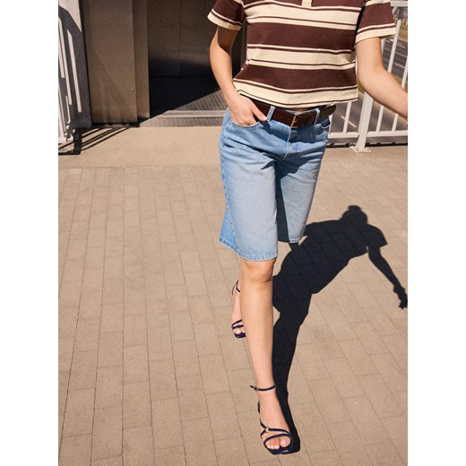 Mohito - Pasek z klamrą - ciemno brązowy Mohito L Mohito