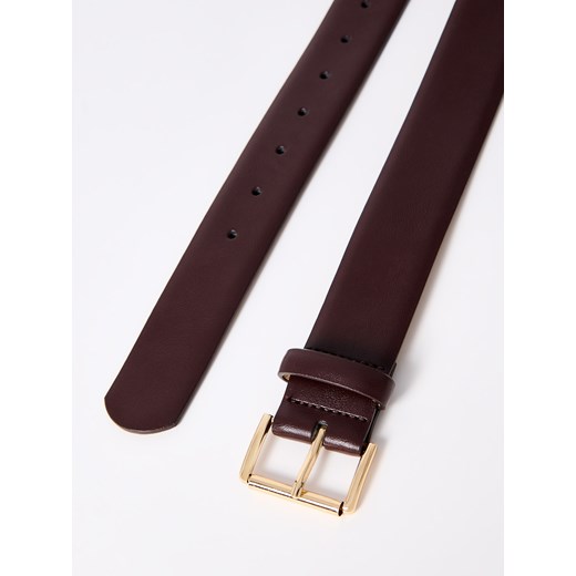 Mohito - Pasek z klamrą - ciemno brązowy Mohito M Mohito