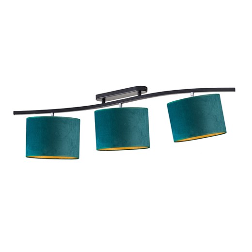 3-punktowa lampa sufitowa do salonu CARTAGENA VELUR z regulacją ze sklepu Lysne w kategorii Lampy sufitowe - zdjęcie 185506676