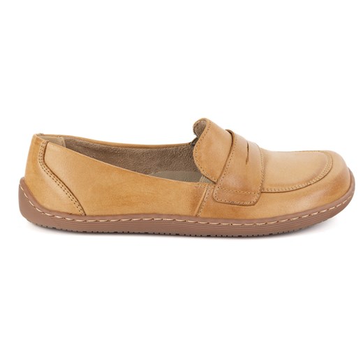 Barefoot damskie mokasyny skórzane minimalistyczne letnie 1280 piaskowe ze sklepu butyolivier w kategorii Półbuty damskie - zdjęcie 185506978