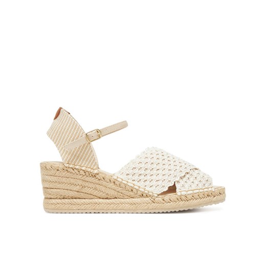 Espadryle Gant 30568950 Écru ze sklepu eobuwie.pl w kategorii Espadryle damskie - zdjęcie 185507098