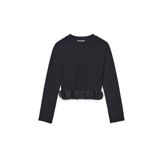 Mayoral Bluzka 7030 Czarny Regular Fit ze sklepu MODIVO w kategorii Bluzki dziewczęce - zdjęcie 185507528