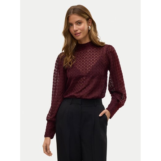 Vero Moda Bluzka Becca 10302894 Fioletowy Regular Fit ze sklepu MODIVO w kategorii Bluzki damskie - zdjęcie 185507628