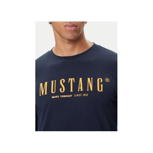 Mustang Longsleeve Asheville 1016873 Granatowy Regular Fit Mustang XL MODIVO