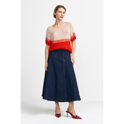 Rich &amp; Royal Spódnica dżinsowa w kolorze granatowym ze sklepu Limango Polska w kategorii Spódnice - zdjęcie 185508566