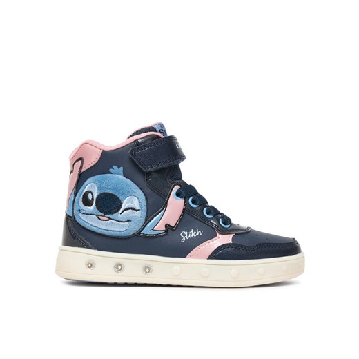 Sneakersy Geox J Skylin J568WH 0BCKN C0694 S Granatowy ze sklepu eobuwie.pl w kategorii Buty sportowe dziecięce - zdjęcie 185509607