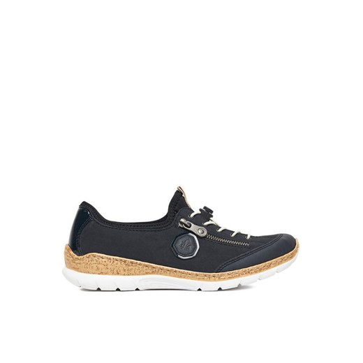 Sneakersy Rieker N4263-14 Czarny ze sklepu eobuwie.pl w kategorii Buty sportowe damskie - zdjęcie 185509637