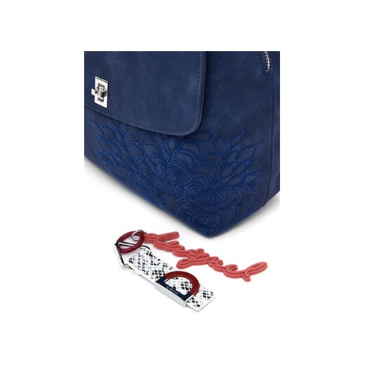 Plecak Desigual 25WAKP34 Niebieski Desigual OS eobuwie.pl