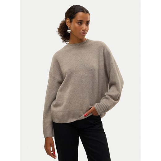 Vero Moda Sweter Boom 10320463 Szary Loose Fit ze sklepu MODIVO w kategorii Swetry damskie - zdjęcie 185510426