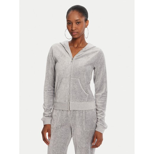 Juicy Couture Bluza Robyn JCSEBJ007 Szary Slim Fit ze sklepu MODIVO w kategorii Bluzy damskie - zdjęcie 185510456