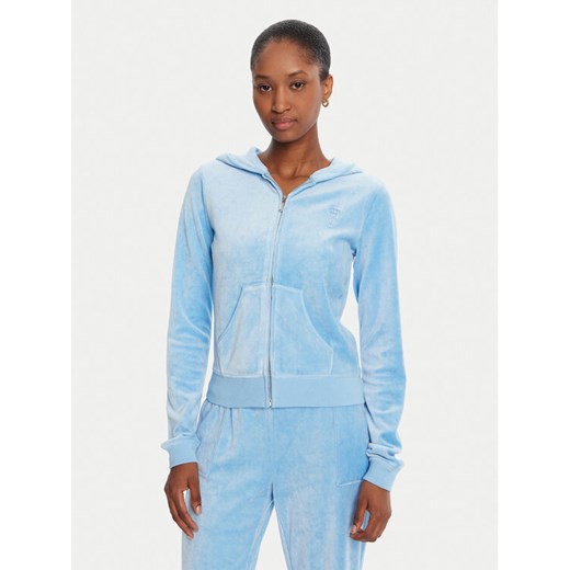Juicy Couture Bluza Robyn JCSEBJ007 Niebieski Slim Fit ze sklepu MODIVO w kategorii Bluzy damskie - zdjęcie 185510507
