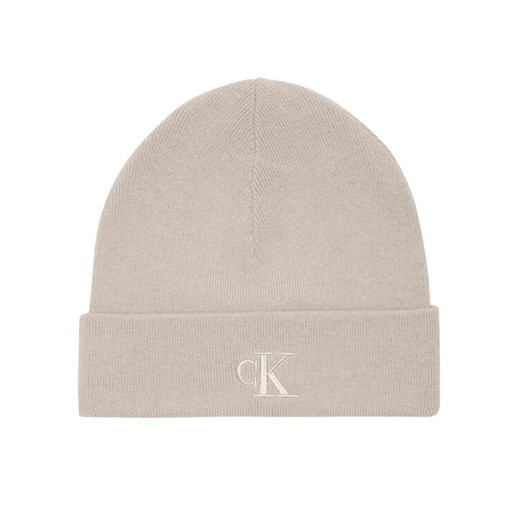Calvin Klein Czapka LV04D8020G Beżowy ze sklepu MODIVO w kategorii Czapki zimowe męskie - zdjęcie 185510509