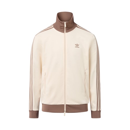 adidas Originals Męska kurtka dresowa - Classic Mężczyźni waniliowy jednolity ze sklepu vangraaf w kategorii Bluzy męskie - zdjęcie 185512436