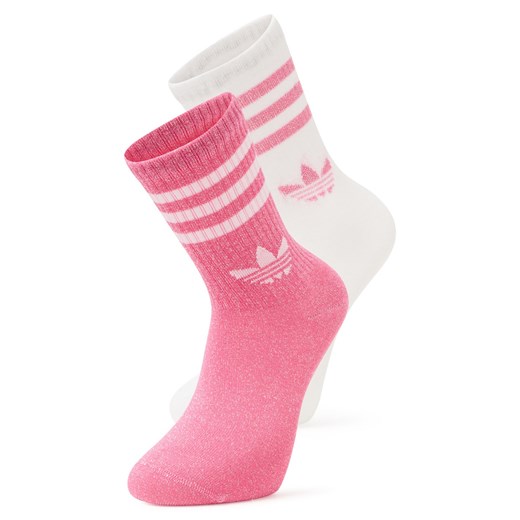 adidas Originals Skarpety w 2-paku Kobiety drobna dzianina malinowy jednolity ze sklepu vangraaf w kategorii Skarpetki damskie - zdjęcie 185512487