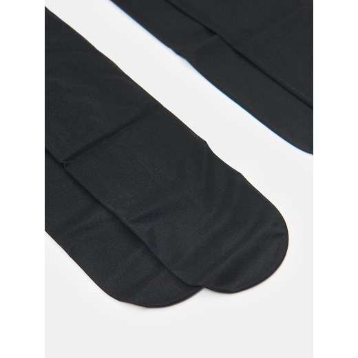 Sinsay - Podkolanówki 2 pack - czarny Sinsay One Size Sinsay