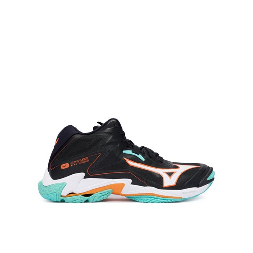 Mizuno Buty halowe Wave Lightning Z8 Mid V1GA2405 Czarny ze sklepu MODIVO w kategorii Buty sportowe męskie - zdjęcie 185514129