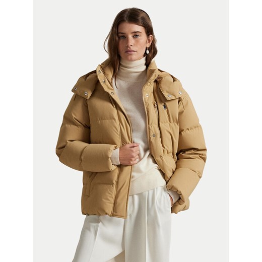Polo Ralph Lauren Kurtka puchowa 211971190001 Beżowy Relaxed Fit ze sklepu MODIVO w kategorii Kurtki damskie - zdjęcie 185514166