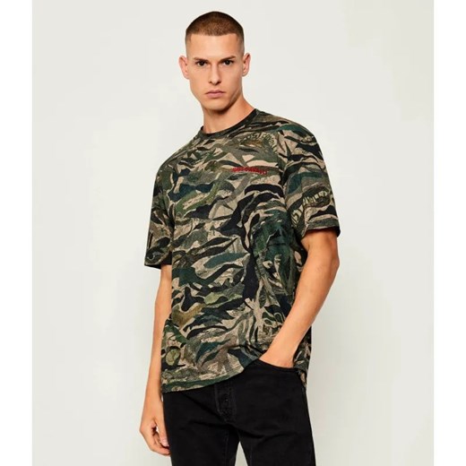 Just Cavalli T-shirt TIGER CAMO | Regular Fit ze sklepu Gomez Fashion Store w kategorii T-shirty męskie - zdjęcie 185515096