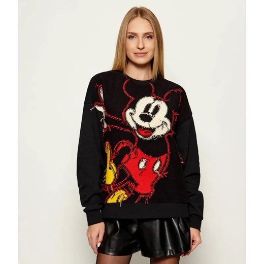 Desigual Sweter HELLO MICKEY | Desigual x Disney | Relaxed fit ze sklepu Gomez Fashion Store w kategorii Swetry damskie - zdjęcie 185515109