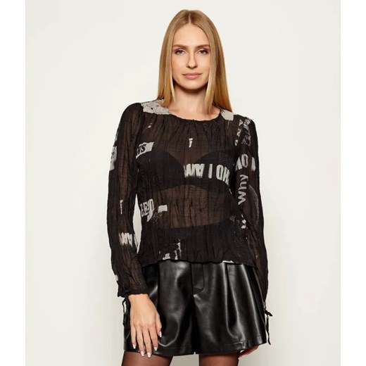 Desigual Bluzka BLUS_BREAKING NEWS | Regular Fit ze sklepu Gomez Fashion Store w kategorii Bluzki damskie - zdjęcie 185515116