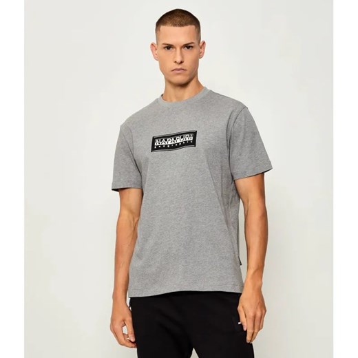 Napapijri T-shirt S-BOX LOGO | Relaxed fit ze sklepu Gomez Fashion Store w kategorii T-shirty męskie - zdjęcie 185515139