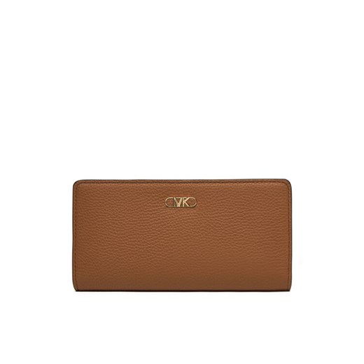 Duży Portfel Damski MICHAEL Michael Kors 32S5G8EF3L Brązowy ze sklepu eobuwie.pl w kategorii Portfele damskie - zdjęcie 185516577