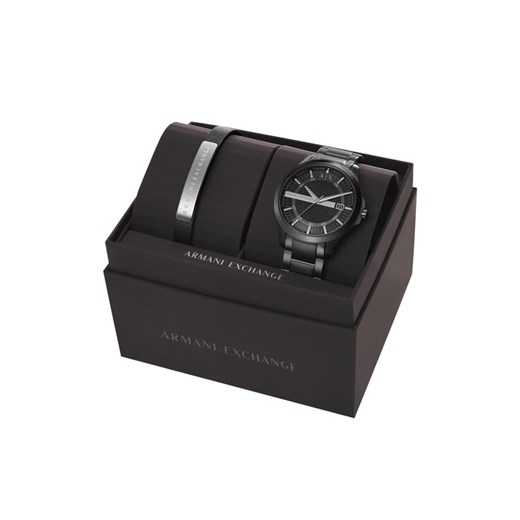 Zegarek Armani Exchange Hampton AX7101 Czarny ze sklepu eobuwie.pl w kategorii Zegarki - zdjęcie 185516615