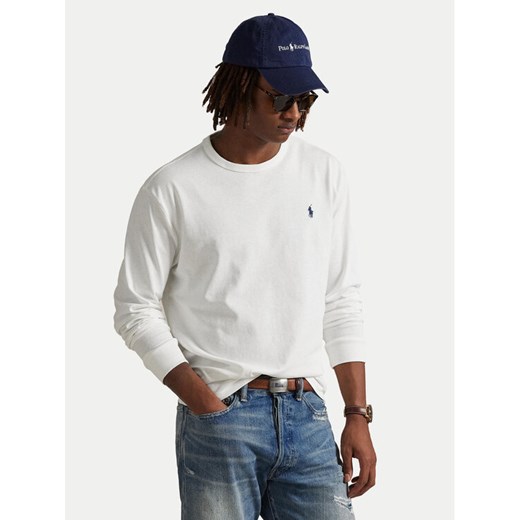Polo Ralph Lauren Longsleeve 710970697002 Biały Classic Fit ze sklepu MODIVO w kategorii T-shirty męskie - zdjęcie 185517268